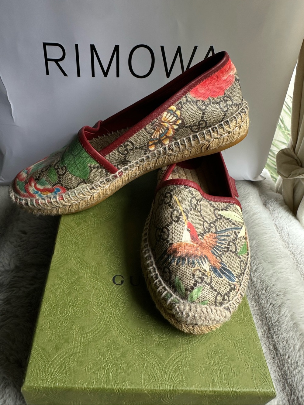 Gucci GG Supreme Floral Espadrilles
Italian 36.5 or 6.5 US - Picture 2 of 10